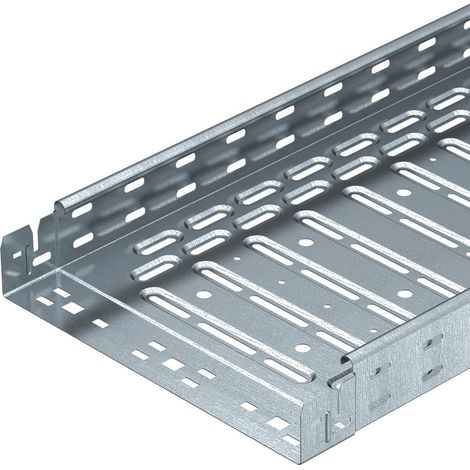 OBO Bettermann Kabelrinne RKSM Magic, mit Schnellverbindung 60x400x3050 Stahl bandverzinkt, 3 Meter, 6047689