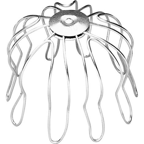 ZAMBELLI Tamis de gouttière, corbeille de récupération de feuilles, acier inoxydable Gouttières Protection de tuyaux de descente, protection de gouttières Protection de feuilles, argent, 87-100mm