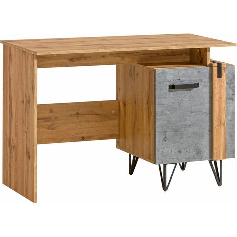 Mesa de oficina Domdele 108 , Con puertas, Número de puertas: 1, Número de cajones: 0, 80x120x56cm