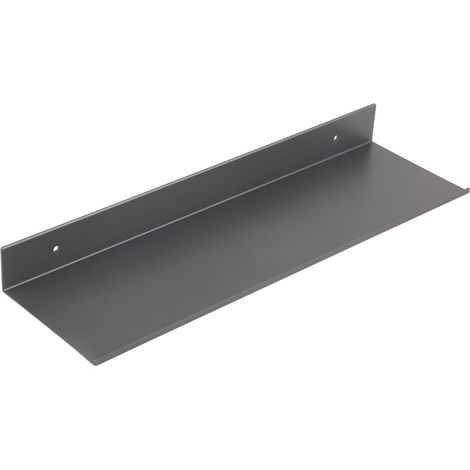 Wandmontiertes Badezimmerregal aus Aluminium, Aufbewahrungsregal, Organizer, Bad- und Duschzubehör, 40 cm (1/5)