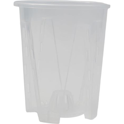 Pots transparents pour orchidées avec trous de drainage, plantes grasses Phalaenopsis (1/5)