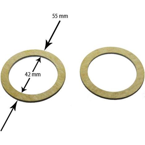 Dichtungssatz 2 Dichtungen Verschraubungsdichtung 1 Satz für Pumpen DN 32 55/42mm