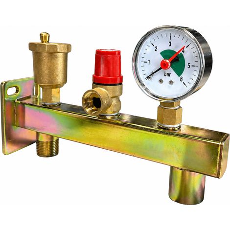 Potence équipée pour support mural vase expansion Fluidheat