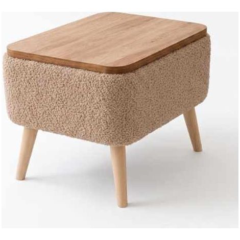 Beistelltisch aus Holz "Nora" – 60 x 45 x 30 cm – Braun (1/4)
