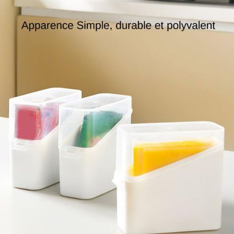 Boîte de Conservation pour Fromage - ABS Alimentaire - Hermetique et Transparente - Pour Réfrigérateur et Cuisine Maison - 1 Pièce (1/3)