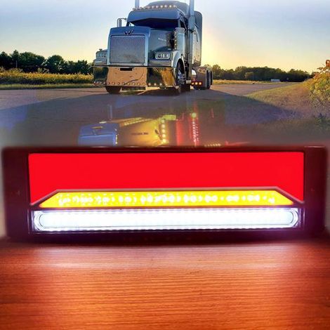 Paar 147-LED-Blinker, Brems- und Rücklichter, geeignet für schwere Lkw, Anhänger und Wohnmobile. (1/5)
