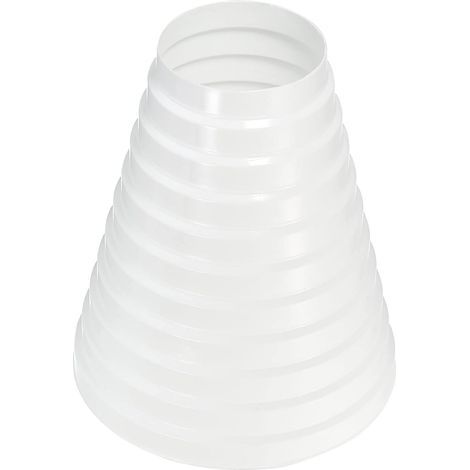 Reduzierring für Dunstabzugshaube, 1 Stück – Adapter 100–200 mm für verschiedene Größen – Reduzierring aus dickem Kunststoff für Abluftrohre (1/5)