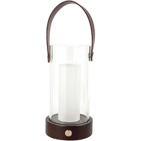 Nordic Minimalist Bois portable Night lampe, 3 couleur USB rechargeable, à main intérieur extérieur lampe (1/5)