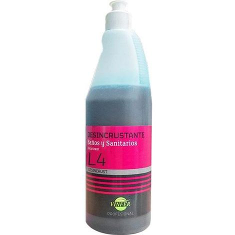 Vinfer limpiador multiusos l4 desincrustante baños y sanitarios botella 750ml