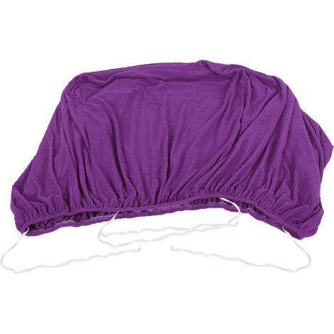 Housse de Canapé Modèle 21 Extensible en Microfibre Douce Protection Meuble Assise Unique 90-140cm Couleur Violette (1/4)