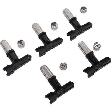 5 Ensemble Buses Pour Pulvérisateur Sans Air Pièces Pistolet à Peinture 109 213 315 413 621 Noir (1/5)