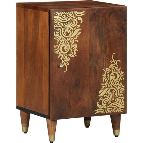 Gabinete de Baño con almacenamiento Marrón miel 38 x 33 x 58 cm vidaXL (1/5)