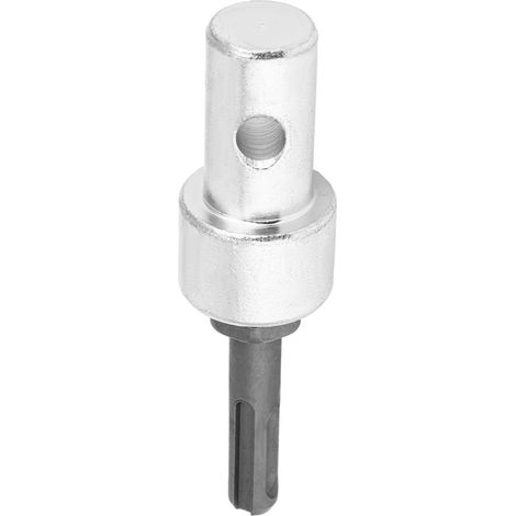 Adaptateur pour foret de perceuse électrique avec connecteur de mise à la terre, tige ronde, 2 trous, 2 fentes (1/5)