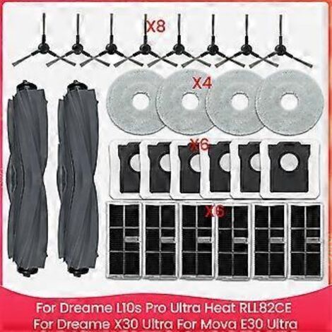 Pièces pour aspirateur Robot Dreame L10s Pro Ultra Heat RLL82CE, Dreame X30 Ultra, Mova E30 Ultra-NANOTEH (1/5)