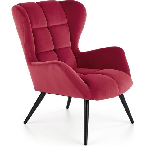 Sillón Houston 1079, Burdeos, 91x75x86cm, Tapiz, Patas: Metal, 0 (1/5)