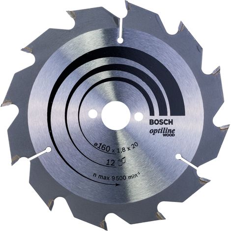 Lama Optiline Wood Bosch 2608641170 per sega circolare, 12 denti