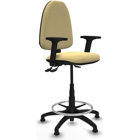 Piqueras y Crespo B2D01RT Silla de oficina crema ajustable