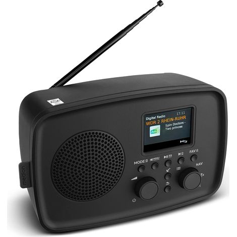 MEDION LIFE DRE-1 DAB+ Radio mit Bluetooth Tropfwasserschutz