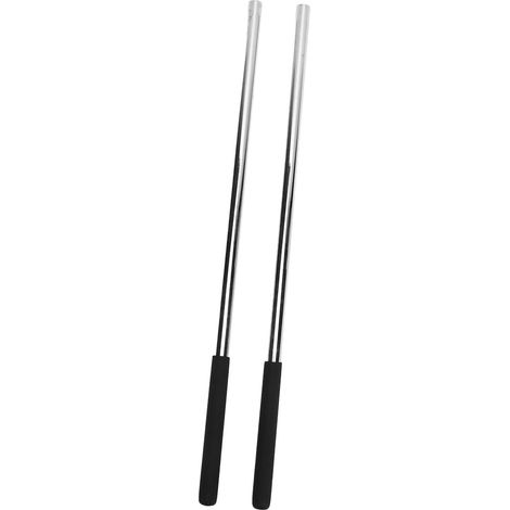 YWBL-WH 2Pcs Torsion Spring Garage Winding Bars Rods Hardware Garage Door Twist Spring Adjustment Tools with Anti Slip Handle 1/2in Diameter 17.2in Length (1/5)