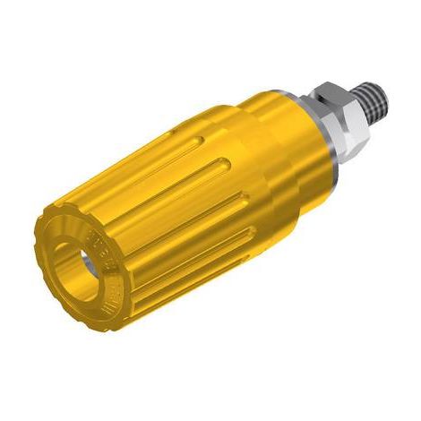 Borne de polarité Ø stylo (détails): 4 mm Hirschmann Test & Measurement PKI 100 930757103 jaune 35 A (1/2)