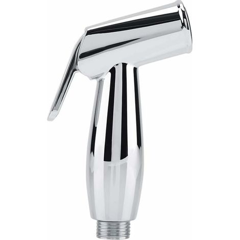 Bidet hand shower for WC, in stainless steel and ABS, with integrated aerator (1/5)