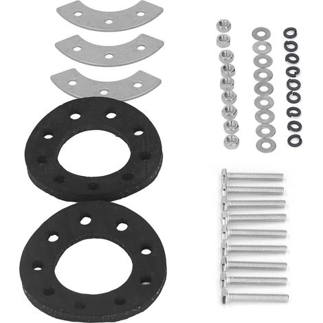 Kit de patins en caoutchouc pour fixation de pignon arrière à 9 trous pour motos 2 temps 48cc, 66cc, 70cc et 80cc (1/5)