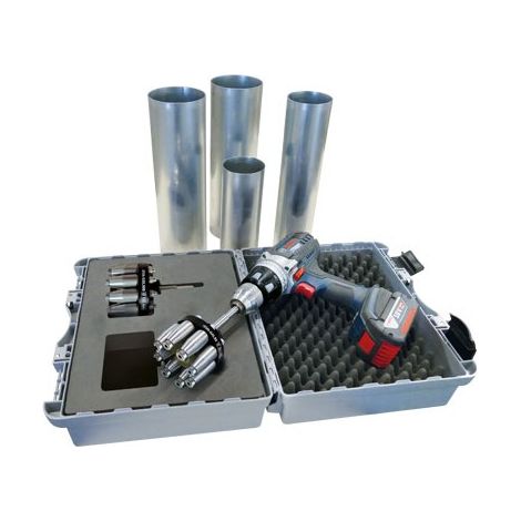 Jouanel – Évaseurs à galets Ø 80 mm et 100 mm – Acier inoxydable – Profondeur d'évasement réglable – Valise de transport incluse (1/3)