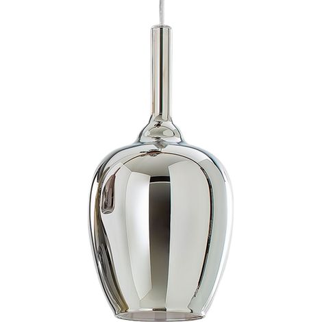 Ofelia Lampe À Suspension S/10 Chrome Miroir - Verre Borosilicate E27, Câble 3M, Éclairage Moderne Gea Luce (1/3)