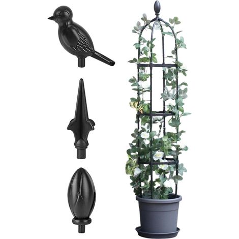Rankgitter für den Garten rostfreie Blumenstütze Rankhilfe