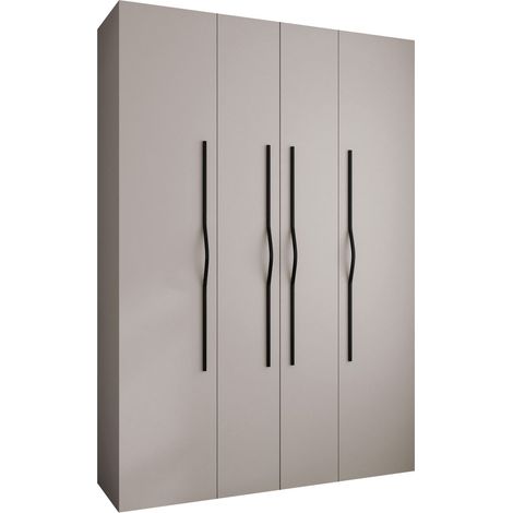 Armario Hartford 564, Cachemira, 246x170x52cm, Puertas de armario: Con bisagras, Número de estantes: 12 (1/5)