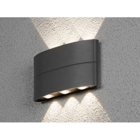 Konstsmide Chieri 7853-370 LED-Außenwandleuchte EEK: G (A - G) 7.2 W Anthrazit (1/5)
