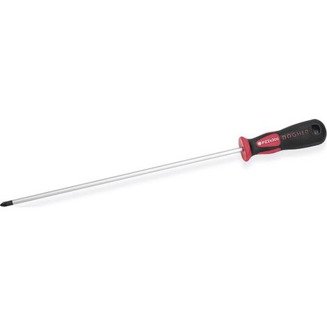 Tournevis professionnel CrMo, S/Long, PZ2x300 mm  DOGHER 337-PZ2-300