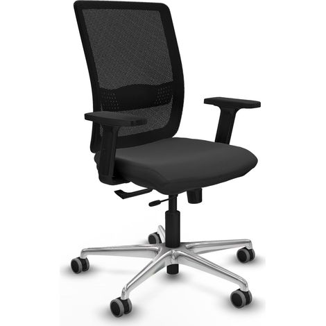 Chaise de bureau piqueras y crespo Haches gris foncé aluminium (1/2)
