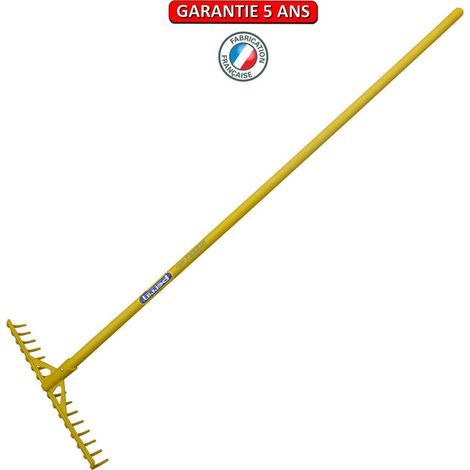 OUTILS PERRIN Râteau à bunker 16 dents courbes - manche composite 1,50 m (1/2)