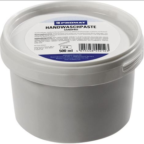 Pasta de lavado de manos 0,5 l sin jabón / sin disolventes PROMAT