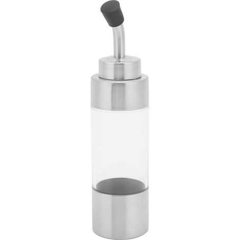Olivenölflasche aus Edelstahl 304 mit Ausgießer und Sichtfenster für die Küche (1/5)