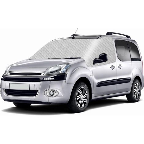 Bâche pare-brise pour Citroën Berlingo 2008-2018, protection solaire argentée, anti-UV, toutes saisons (1/5)