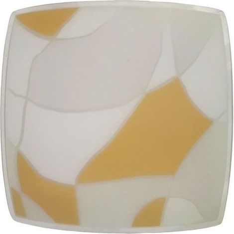 Vetro quadrato curvo opaco AMBER 30x30cm LTDE 3548