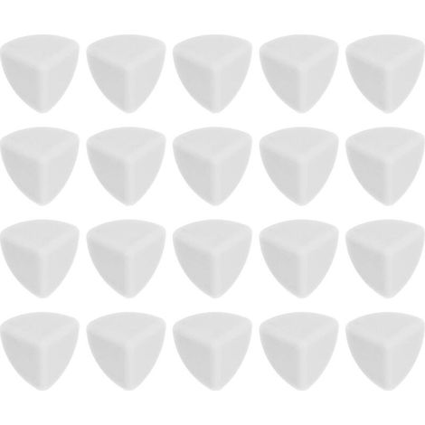 20 pezzi di protezioni angolari in silicone antiurto per mobili da ufficio con angoli arrotondati, colore bianco puro (1/4)