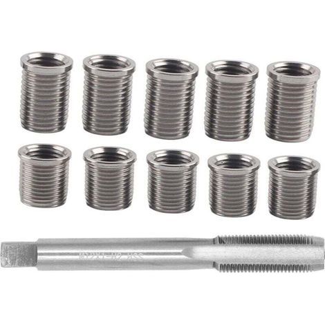 Kit de Réparation Filetage Bougie Allumage Boulon M10x1.0 M12x1.0 Accessoires Automobile Robinet (1/4)