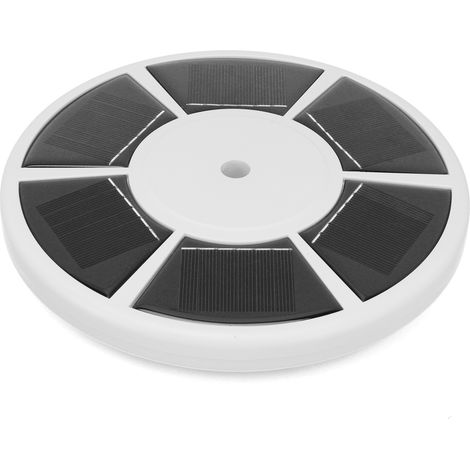 Lampe solaire LED pour mât de drapeau, étanche, idéale pour tente ou cour de villa. (1/5)