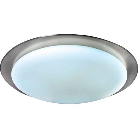 Naeve TRIEST Plafonnier LED CCT à intensité variable Argenté 2700-6000K Télécommande
