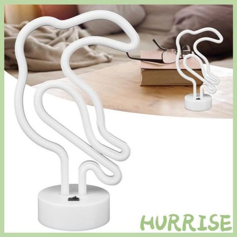 Garosa Lampe néon Néon Forme d'Oiseau Veilleuse de Bureau pour Chambre d'Enfants Fête Mariage Alimenté puericulture veilleuse Bleu (1/5)