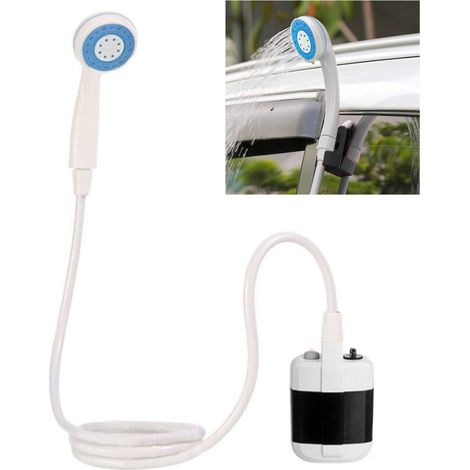 DISCORAMA Doccia Esterna Portatile COMPATTA SOFFIONE Doccia Ricaricabile USB da Campeggio (1/5)