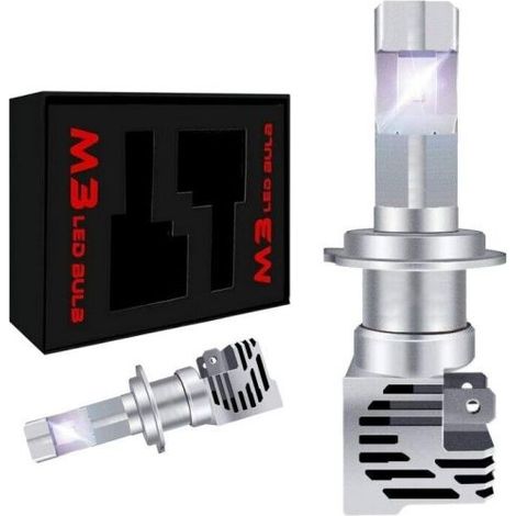 Coppia lampade a LED per auto moto H1 M3 6500K 55W luce bianca Art.11906