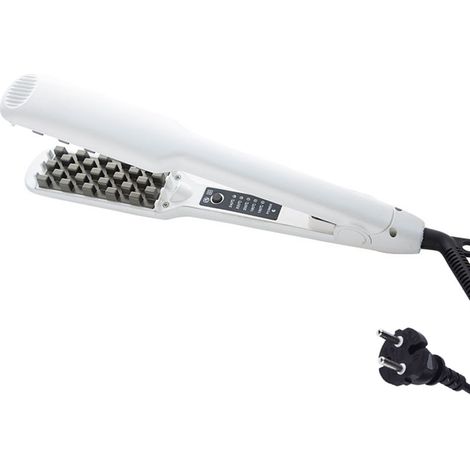 Cuillère à friser les soies de maïs à ions négatifs - Blanc (norme européenne 19G08)