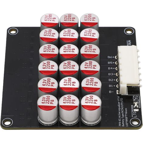 Module d'équilibrage de transfert d'énergie pour batterie 6S 1,8 V - 4,5 V avec égaliseur actif (1/5)