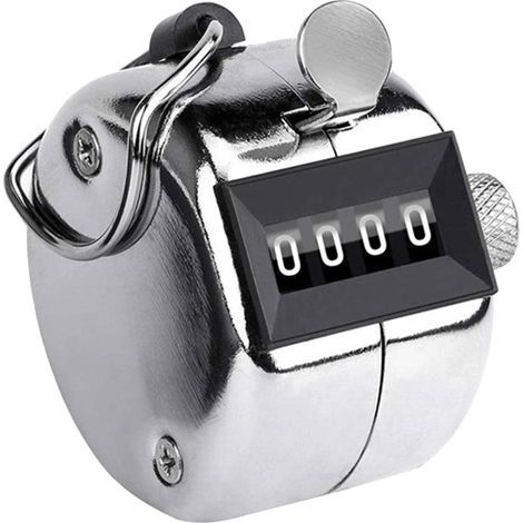 AIDUCHO Compteur Manuel, Compteur à Main, Scoreur Sport Manifestation, Mécanique Clicker pour Compte de Personnes ou Points, Compteur Manuel mécanique pour Sport/Entraîneur/École/Golf(Size:45x30mm) (1/5)