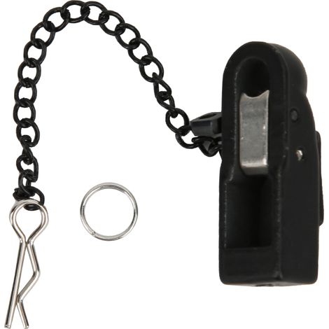 Attache de remorque en métal noir, pièce de connexion pour 90046/90047/TRX4, voiture RC crawler 1/10. (1/5)