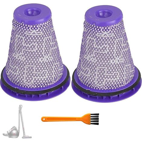 Filtres pré-moteur de rechange pour aspirateur pour Dyson Big Ball CY18 CY22 CY23 CY24 CY25 CY26 CY27 CY28 DY75 DY77 DY78 DC77 DC78, 2 filtres 1 brosse de nettoyage (1/5)